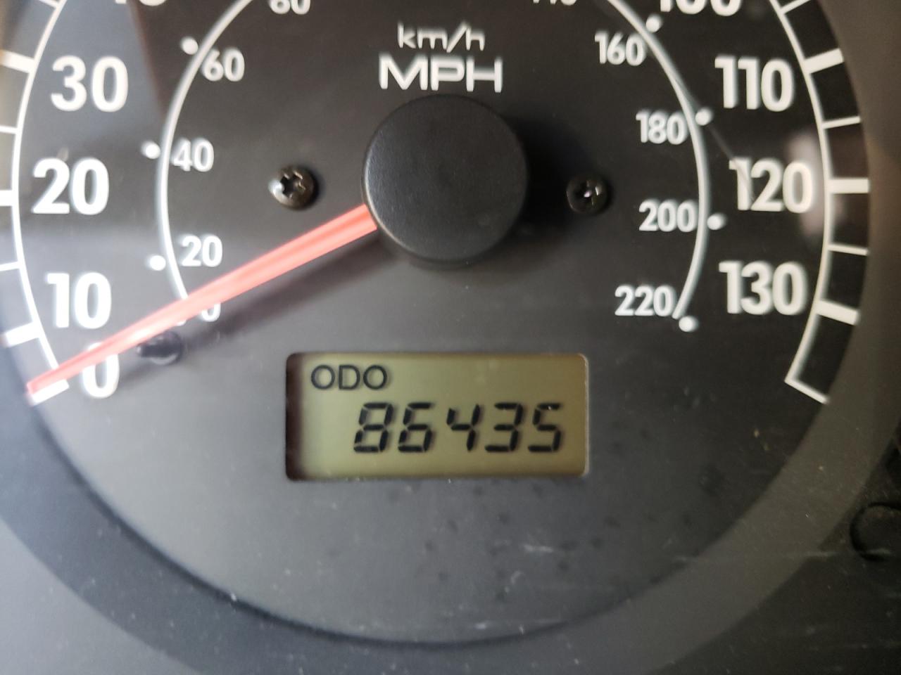 Photo 8 from auction – 2003 KIA SPECTRA BA with VIN KNAFB121X35261155