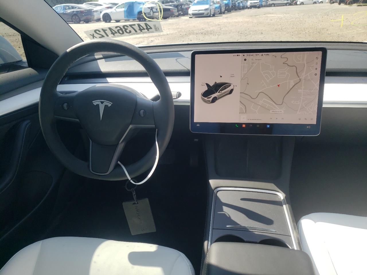Photo 9 from auction – 2021 TESLA MODEL 3 with VIN 5YJ3E1EAXMF086687