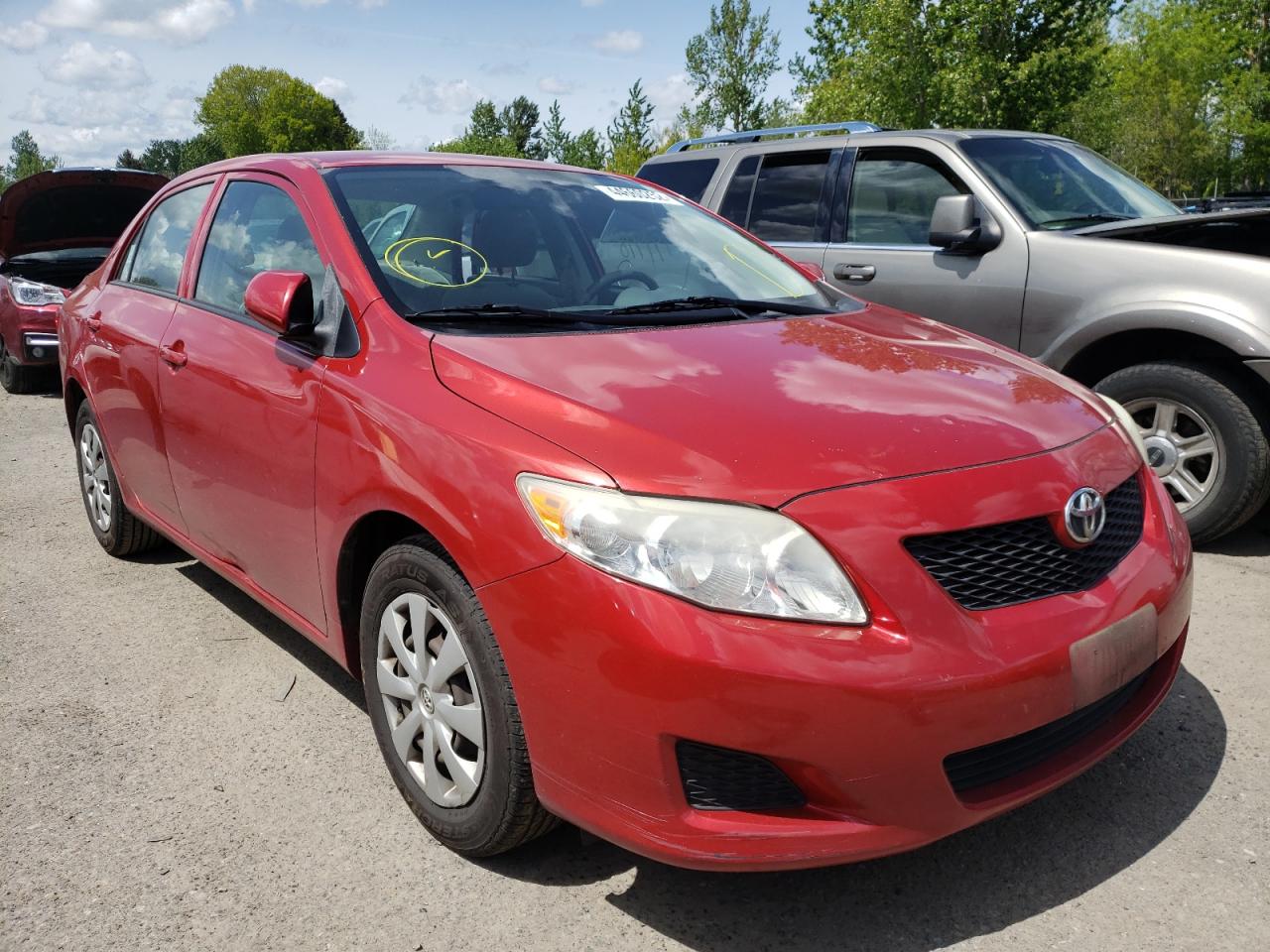 TOYOTA COROLLA BA 2009 with VIN JTDBL40E79J049612 - Photo from auction