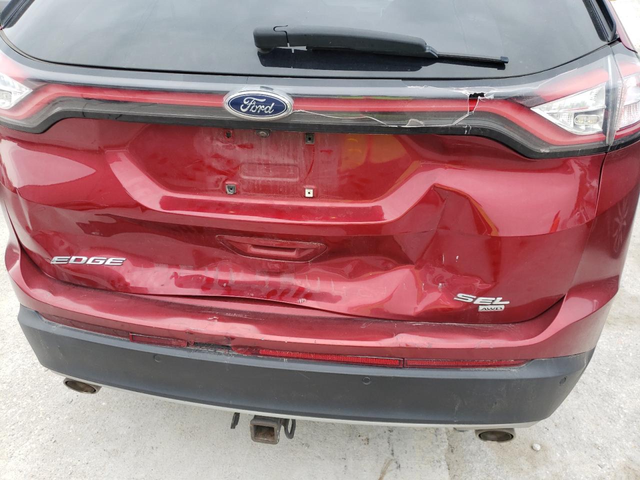 Photo 9 from auction – 2015 FORD EDGE SEL with VIN 2FMTK4J85FBB33150