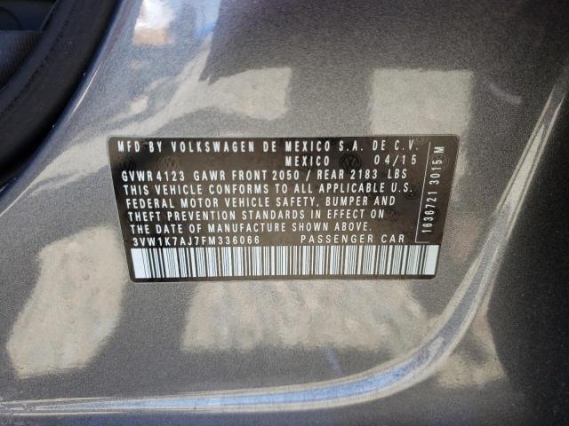 Photo 10 from auction – 2015 VOLKSWAGEN JETTA BASE with VIN 3VW1K7AJ7FM336066