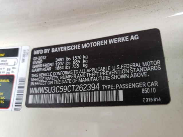Photo 10 from auction – 2012 MINI COOPER with VIN WMWSU3C59CT262394