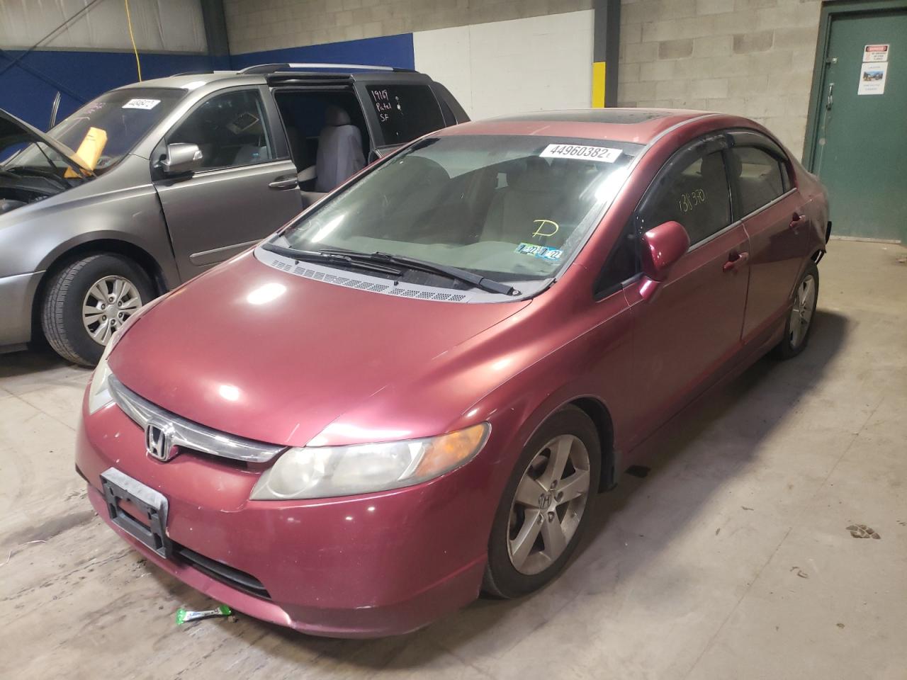 Photo 2 from auction – 2007 HONDA CIVIC EX with VIN 1HGFA16887L031808