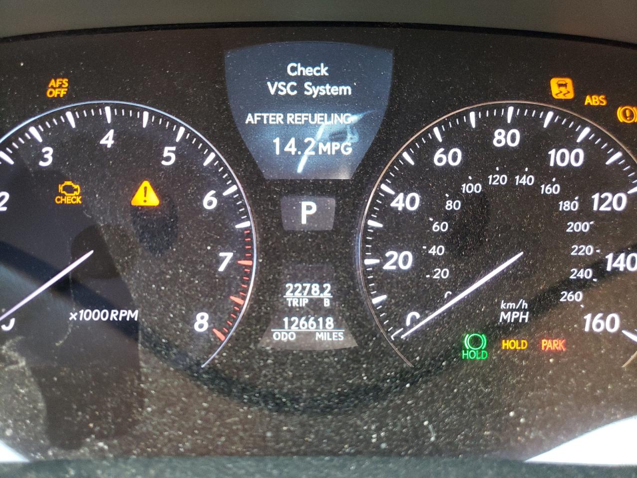 Photo 8 from auction – 2008 LEXUS LS 460 with VIN JTHBL46F985073397