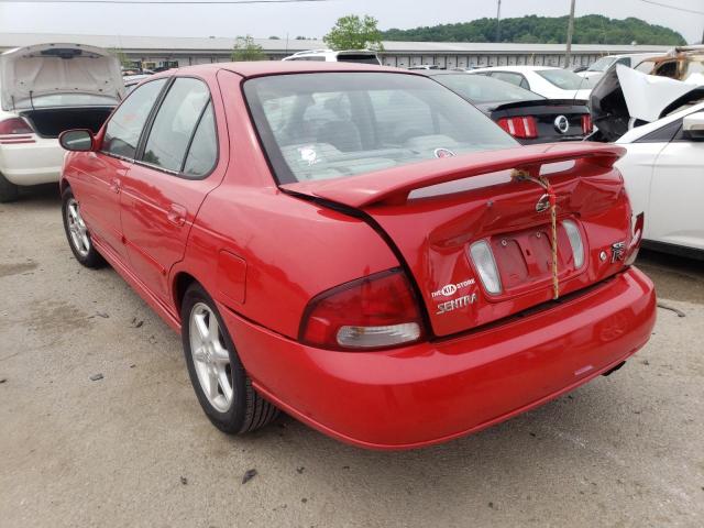 Photo 3 from auction – 2002 NISSAN SENTRA with VIN 3N1AB51D42L704207