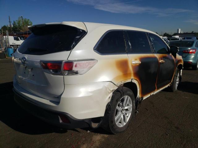 Photo 4 from auction – 2016 TOYOTA HIGHLANDER with VIN 5TDBKRFH1GS286484