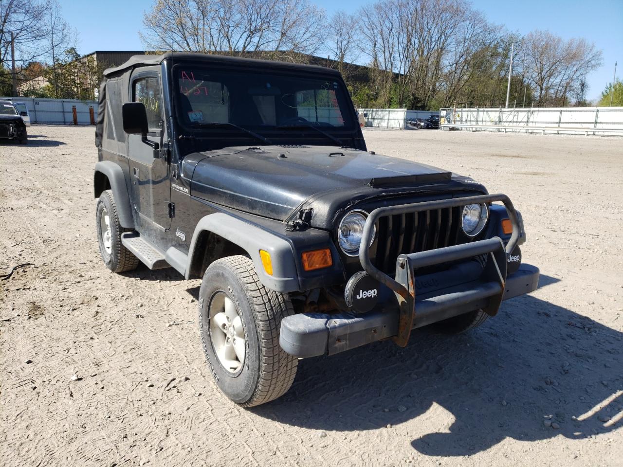JEEP WRANGLER / 2001 with VIN 1J4FA29P01P374131 - Photo from auction