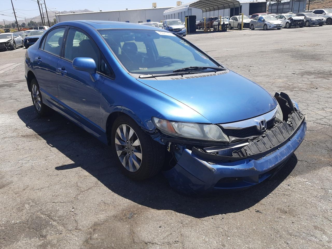 HONDA CIVIC EX 2009 with VIN 19XFA16899E024702 - Photo from auction