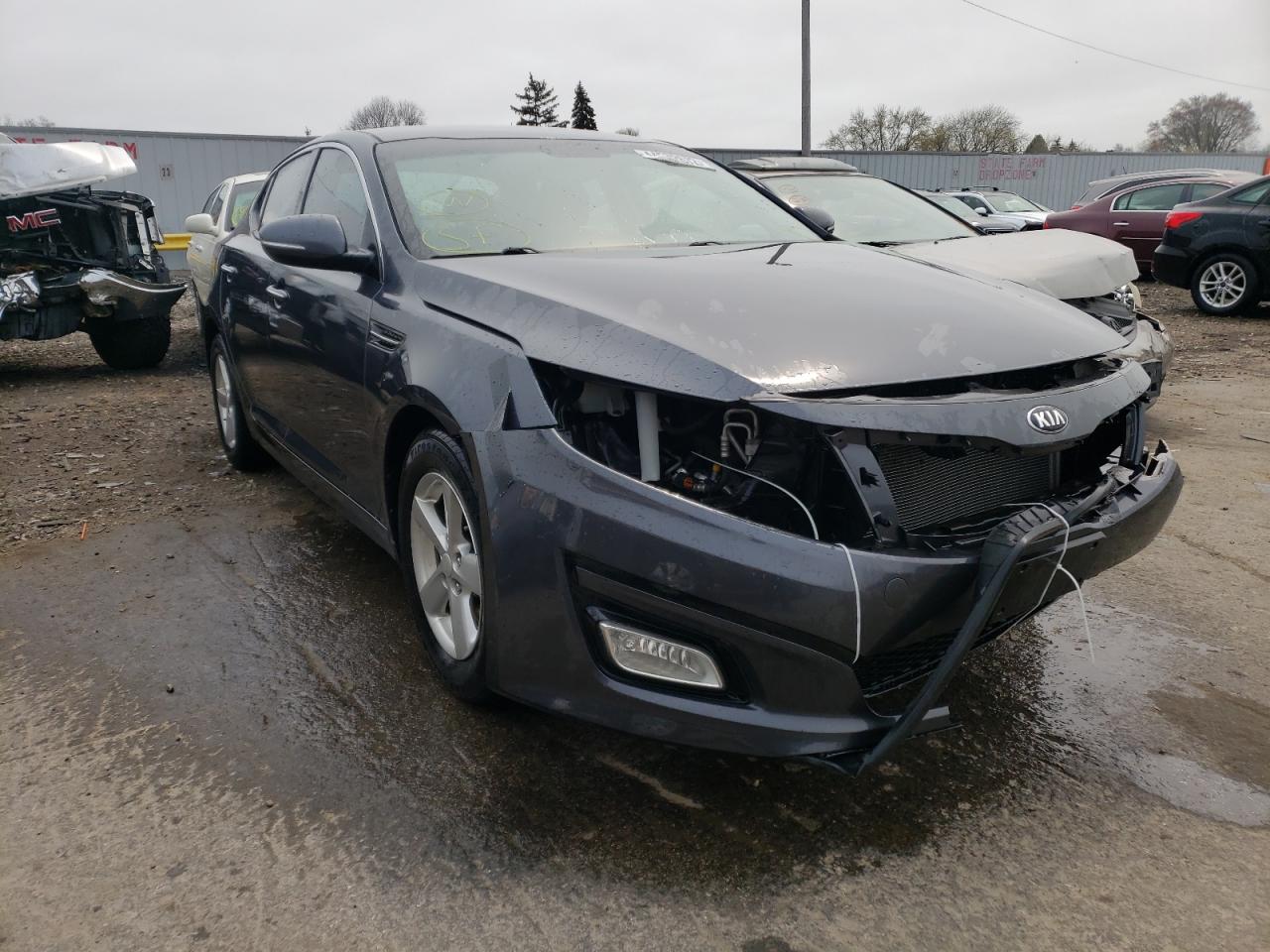 KIA OPTIMA LX 2015 with VIN KNAGM4A77F5645792 - Photo from auction