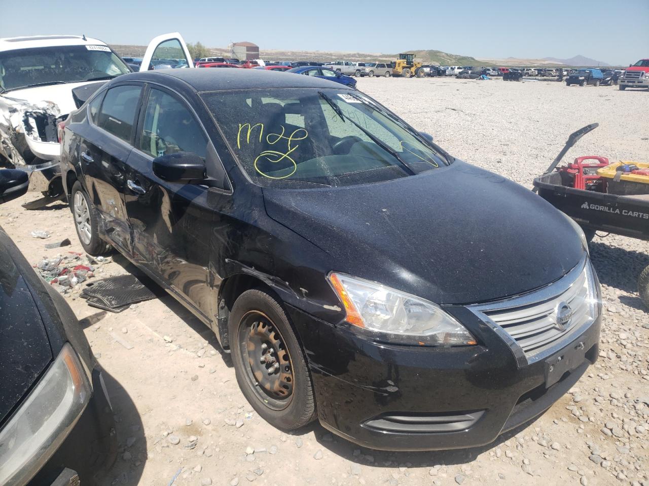 NISSAN SENTRA 2013 with VIN 3N1AB7AP4DL799795 - Photo from auction