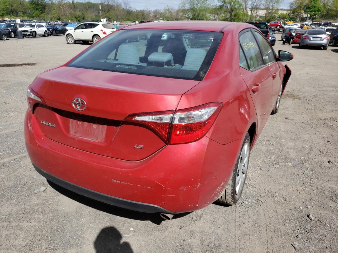Photo 4 from auction – 2014 TOYOTA COROLLA L with VIN 2T1BURHE1EC102731