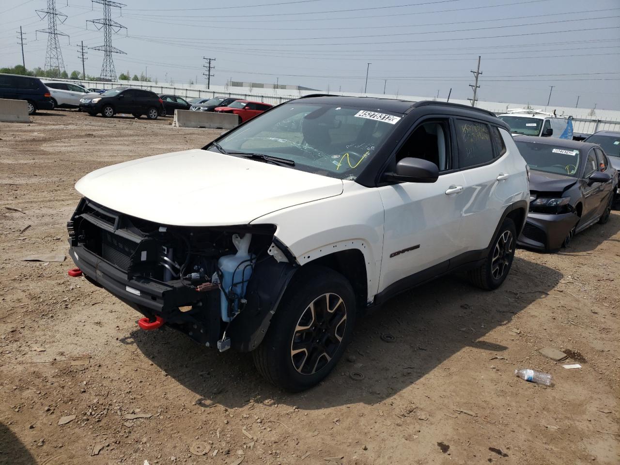 Photo 2 from auction – 2020 JEEP COMPASS TR with VIN 3C4NJDDB7LT214481