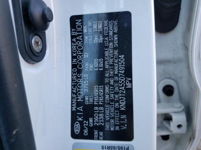 Photo 10 from auction – 2013 KIA SOUL with VIN KNDJT2A55D7491504