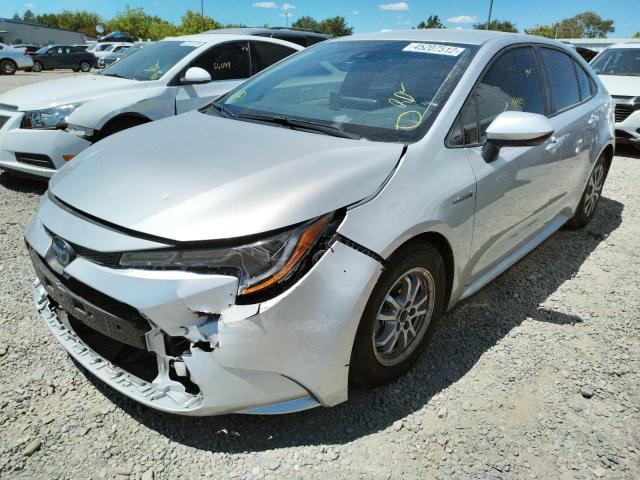 Photo 2 from auction – 2021 TOYOTA COROLLA LE with VIN JTDEAMDEXMJ030249