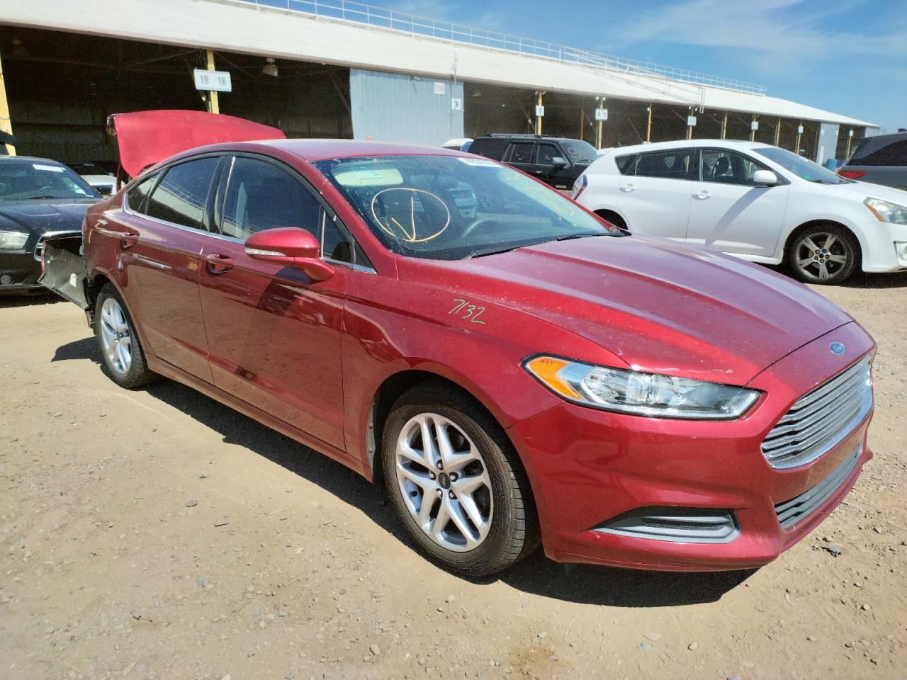 FORD FUSION SE 2016 with VIN 3FA6P0H7XGR215831 - Photo from auction