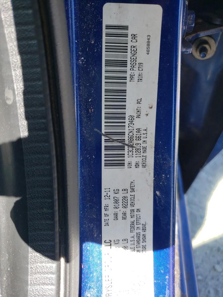 Photo 10 from auction – 2012 DODGE AVENGER SE with VIN 1C3CDZAB6CN173460