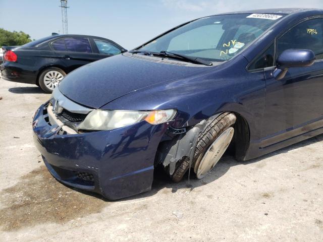 Photo 9 from auction – 2010 HONDA CIVIC LX with VIN 2HGFA1F52AH587977