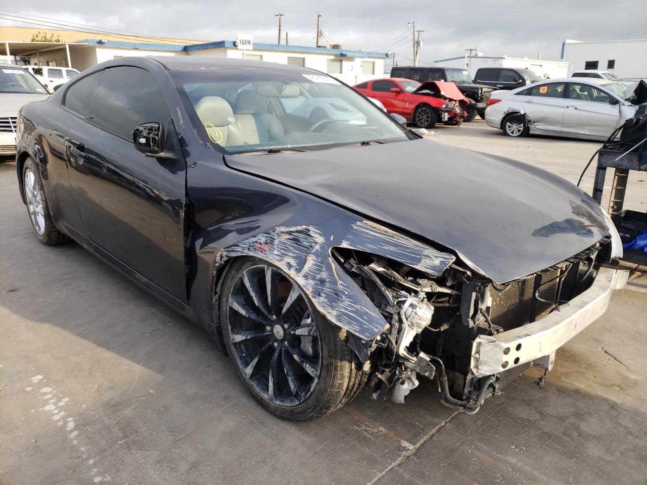 INFINITI G37 BASE 2008 with VIN JNKCV64E18M128564 - Photo from auction