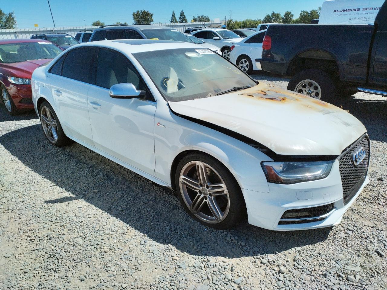AUDI S4 PREMIUM 2014 with VIN WAUBGAFL8EA127041 - Photo from auction
