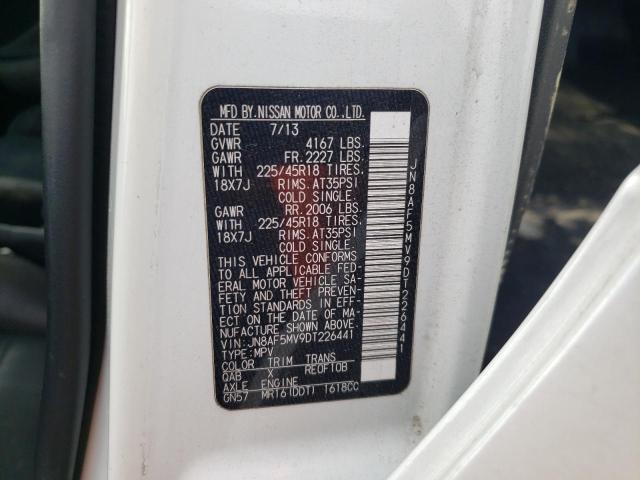 Photo 10 from auction – 2013 NISSAN JUKE S with VIN JN8AF5MV9DT226441