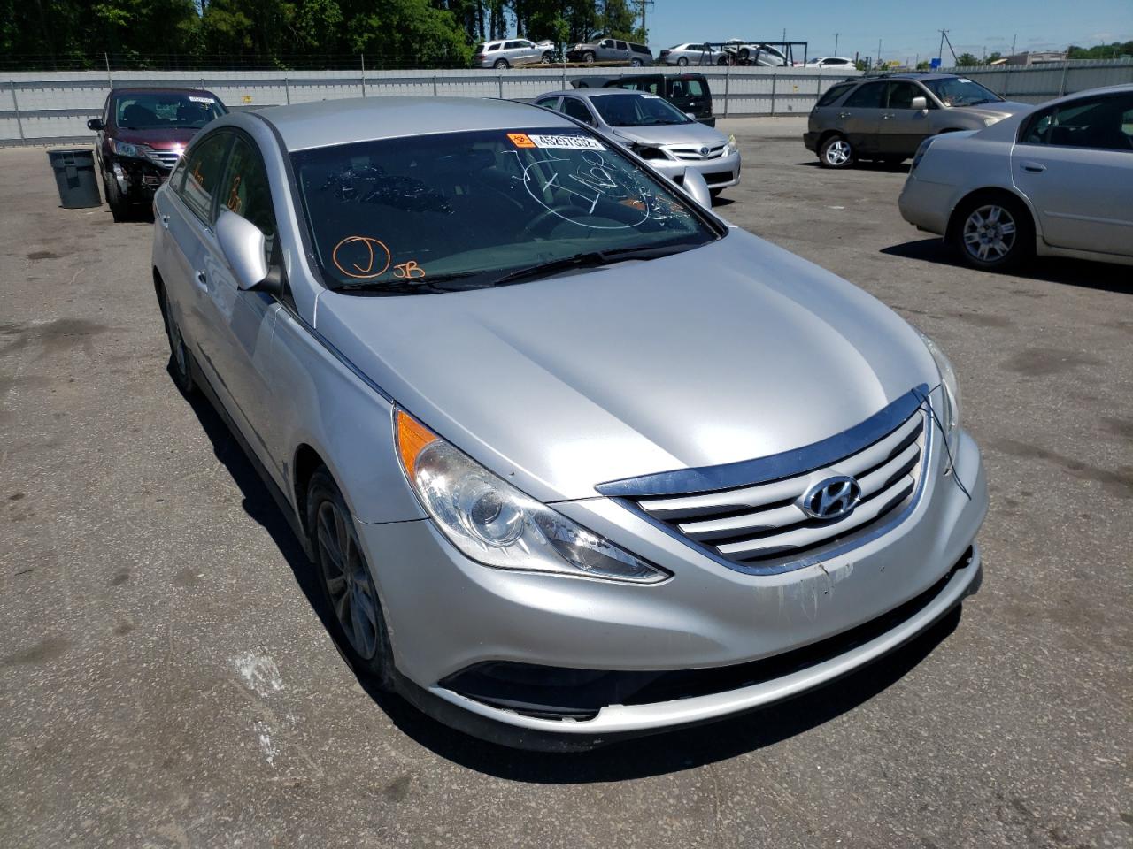 Photo 1 from auction – 2014 HYUNDAI SONATA GLS with VIN 5NPEB4AC0EH846672