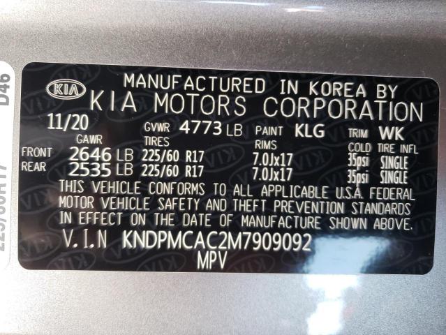 Photo 10 from auction – 2021 KIA SPORTAGE L with VIN KNDPMCAC2M7909092