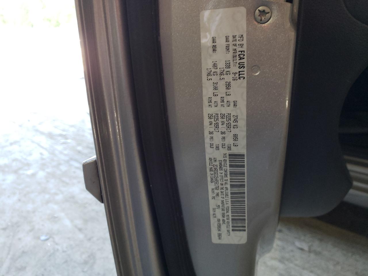 Photo 10 from auction – 2017 DODGE GRAND CARA with VIN 2C4RDGEG5HR561760