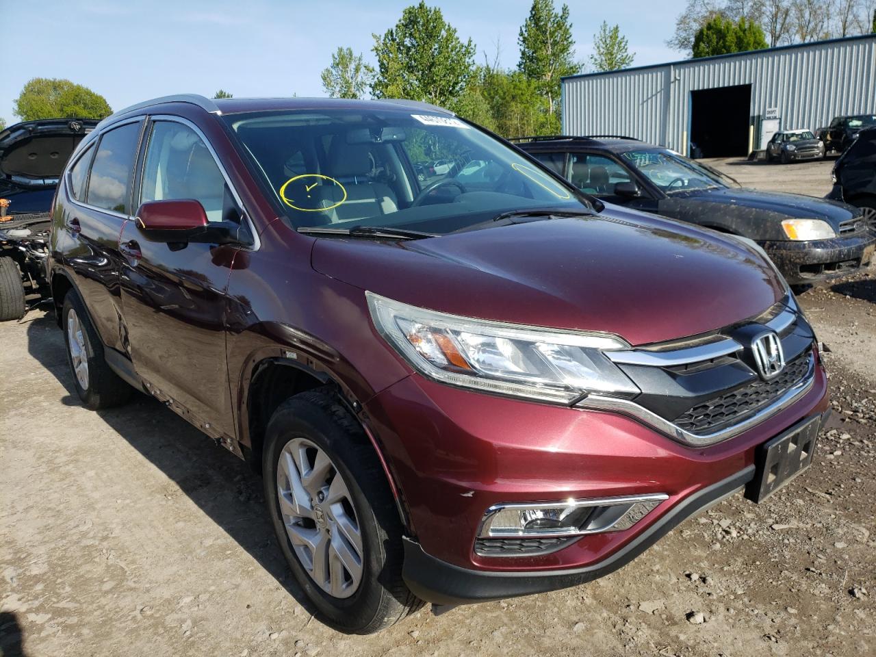 Photo 1 from auction – 2015 HONDA CR-V EXL with VIN 2HKRM4H75FH638468