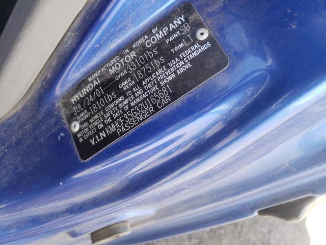 Photo 10 from auction – 2002 HYUNDAI ACCENT with VIN KMHCF35G32U165681