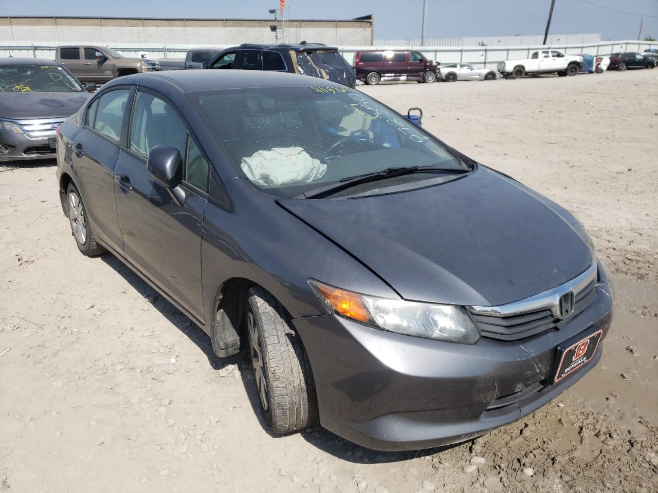 HONDA CIVIC 2012 with VIN 19XFB2F52CE072350 - Photo from auction