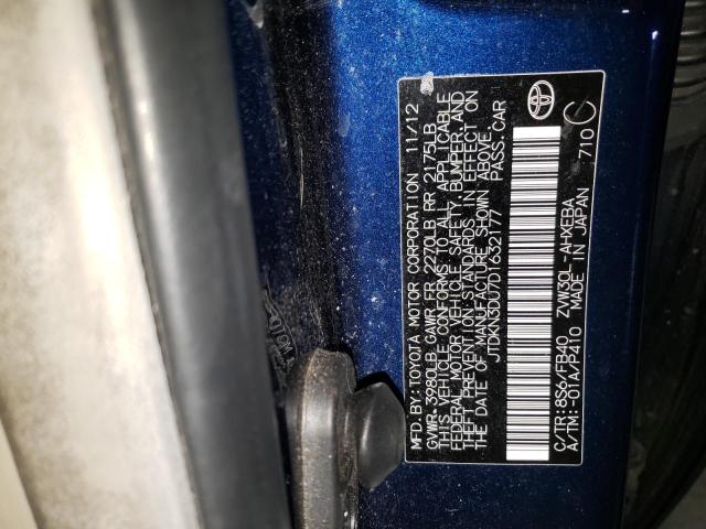 Photo 10 from auction – 2013 TOYOTA PRIUS with VIN JTDKN3DU7D1632177
