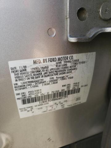 Photo 10 from auction – 2010 LINCOLN MKS with VIN 1LNHL9DR8AG607291
