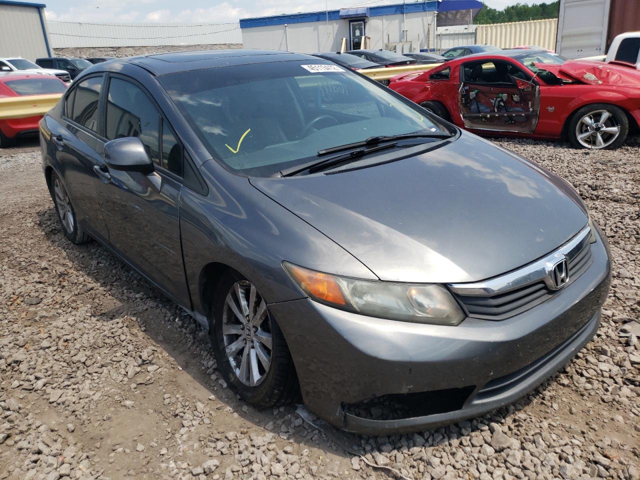 HONDA CIVIC EX 2012 with VIN 2HGFB2F82CH306812 - Photo from auction