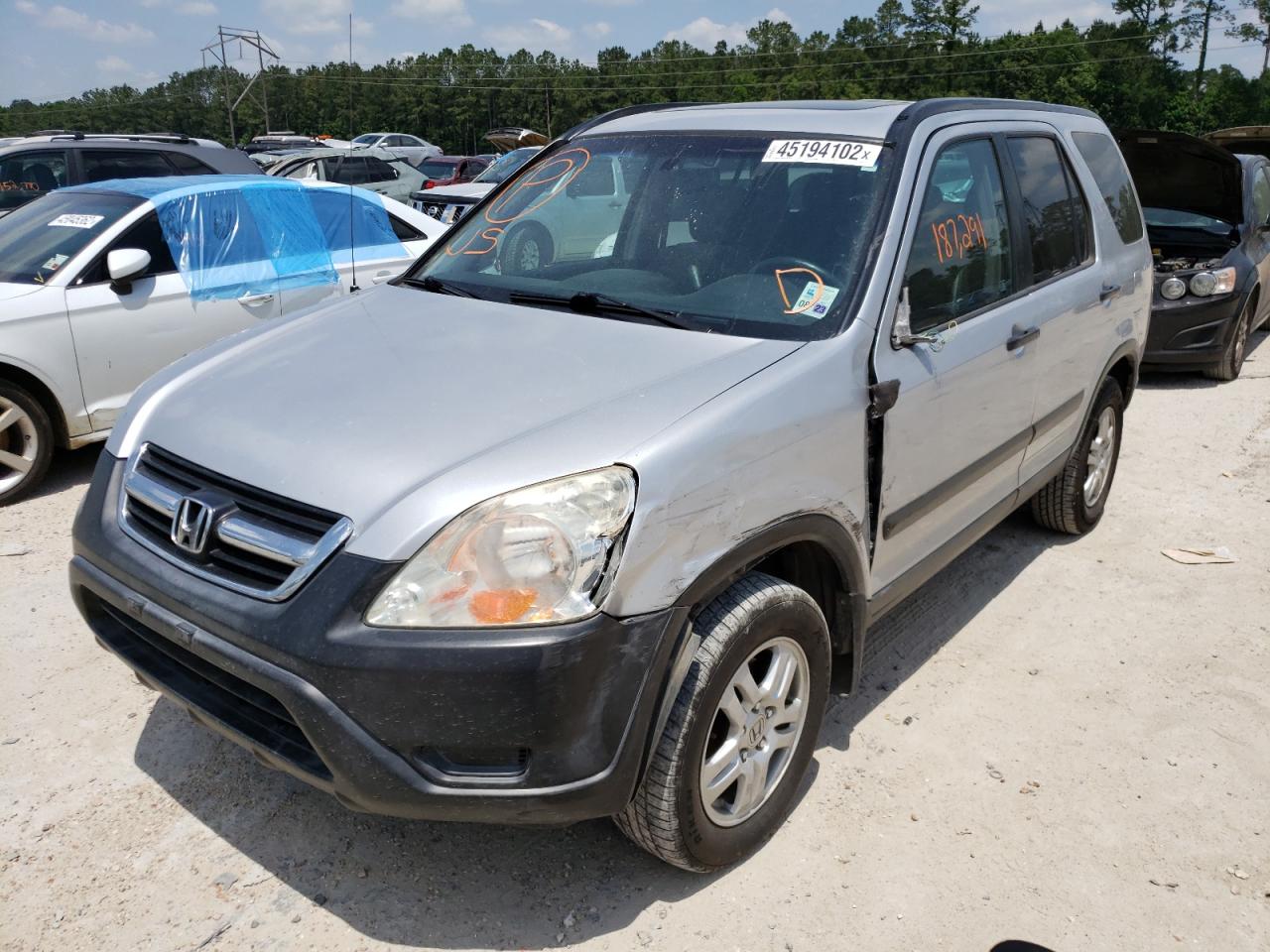 Photo 2 from auction – 2004 HONDA CR-V EX with VIN SHSRD78814U258302