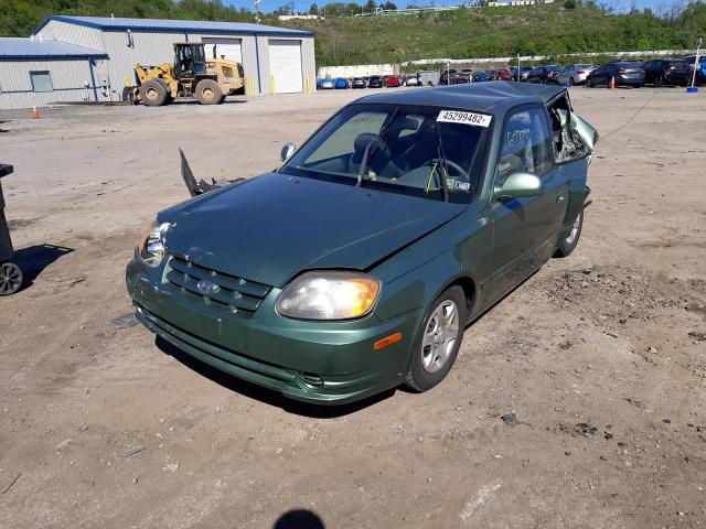 Photo 2 from auction – 2003 HYUNDAI ACCENT GL with VIN KMHCG35C53U237752