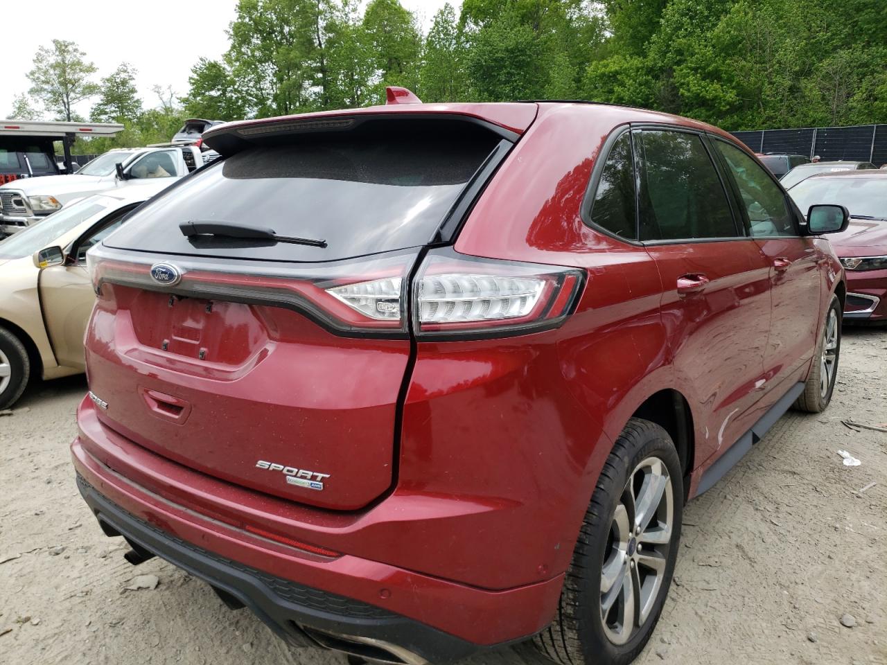 Photo 4 from auction – 2015 FORD EDGE SPORT with VIN 2FMTK4AP3FBC27714