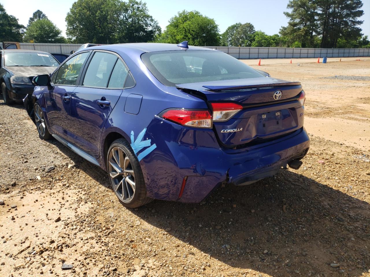 Photo 3 from auction – 2021 TOYOTA COROLLA SE with VIN 5YFS4MCE2MP066914