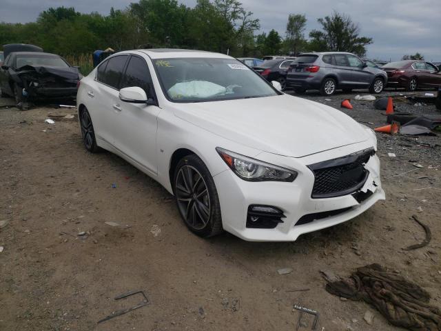 INFINITI Q50 BASE 2015 with VIN JN1BV7AR5FM396494 - Photo from auction