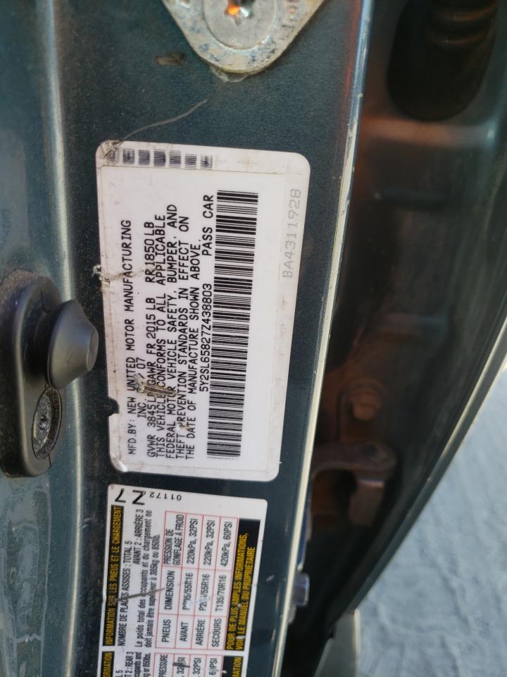 Photo 10 from auction – 2007 PONTIAC VIBE with VIN 5Y2SL65827Z438803