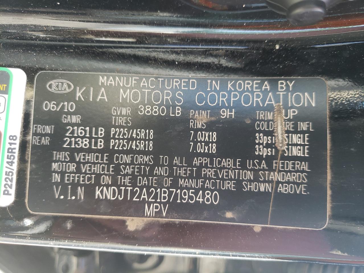 Photo 10 from auction – 2011 KIA SOUL + with VIN KNDJT2A21B7195480