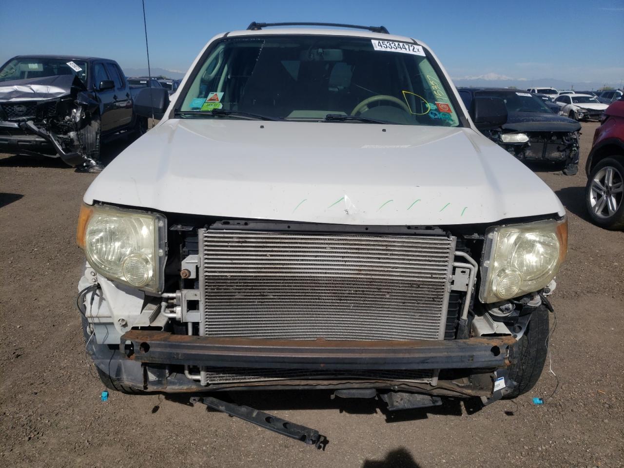 Photo 9 from auction – 2010 FORD ESCAPE XLT with VIN 1FMCU9DGXAKA92958