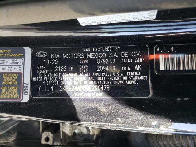 Photo 10 from auction – 2021 KIA FORTE FE with VIN 3KPF24AD6ME290478