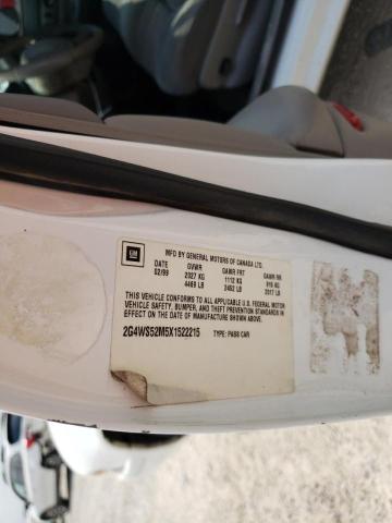 Photo 10 from auction – 1999 BUICK CENTURY CU with VIN 2G4WS52M5X1522215
