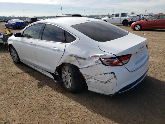 Photo 3 from auction – 2015 CHRYSLER 200 LIMITE with VIN 1C3CCCAB5FN624933