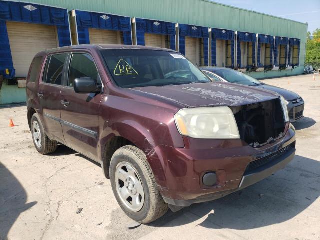 HONDA PILOT LX 2010 with VIN 5FNYF3H21AB004067 - Photo from auction