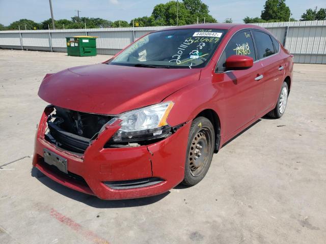 Photo 2 from auction – 2014 NISSAN SENTRA S with VIN 3N1AB7AP3EY326829