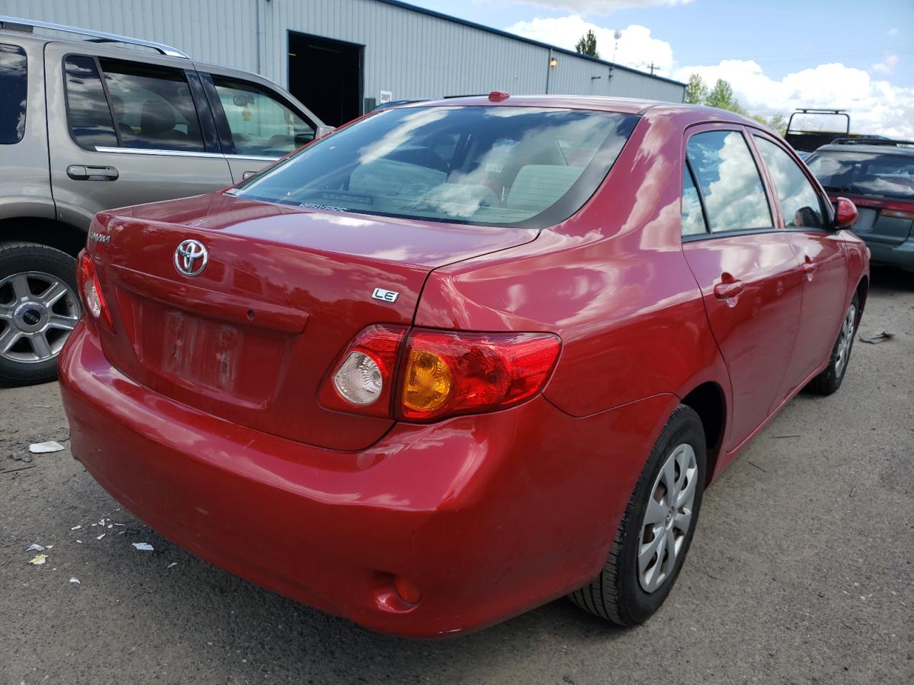 Photo 4 from auction – 2009 TOYOTA COROLLA BA with VIN JTDBL40E79J049612