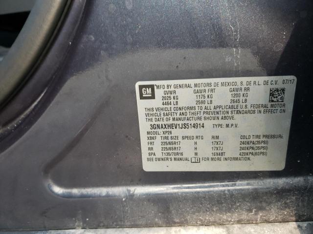Photo 10 from auction – 2018 CHEVROLET EQUINOX LS with VIN 3GNAXHEV1JS514914