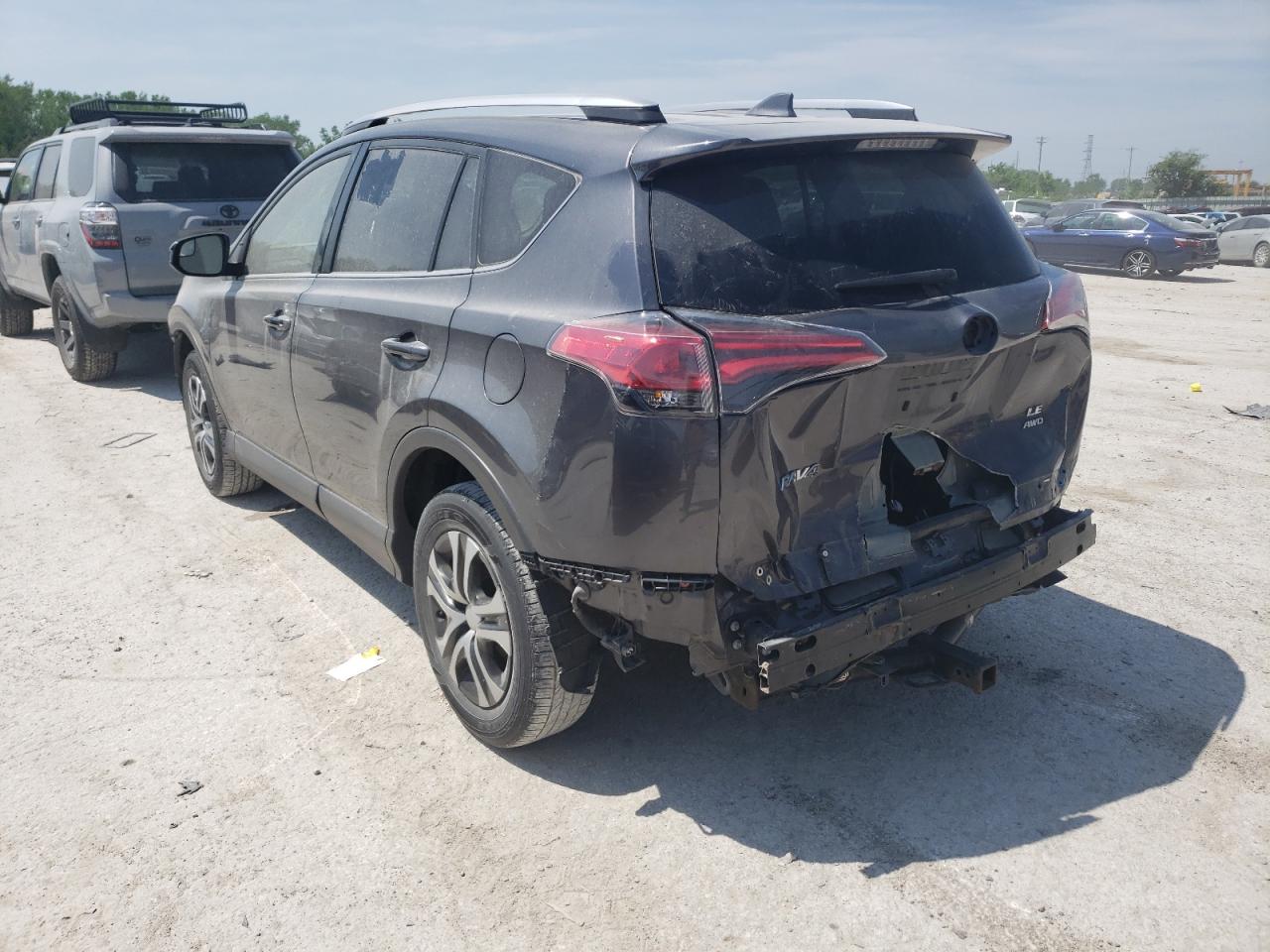 Photo 3 from auction – 2017 TOYOTA RAV4 LE with VIN JTMBFREV7HJ120352