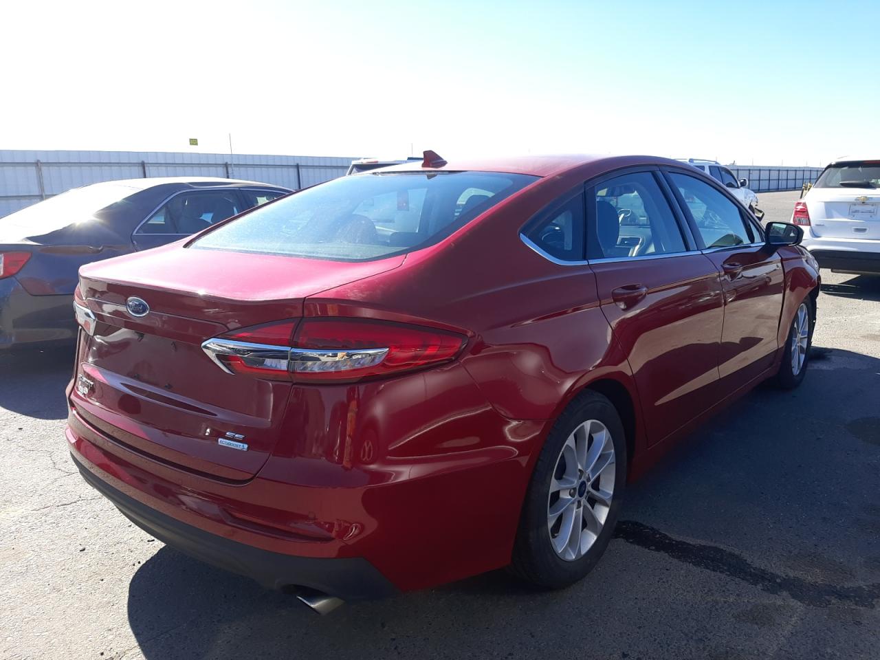 Photo 4 from auction – 2020 FORD FUSION SE with VIN 3FA6P0HD6LR229273